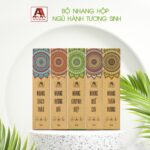 Bộ Nhang Hộp Ngũ Hành Tương Sinh - Tái Tạo Năng Lượng & Cân Bằng Phong Thủy